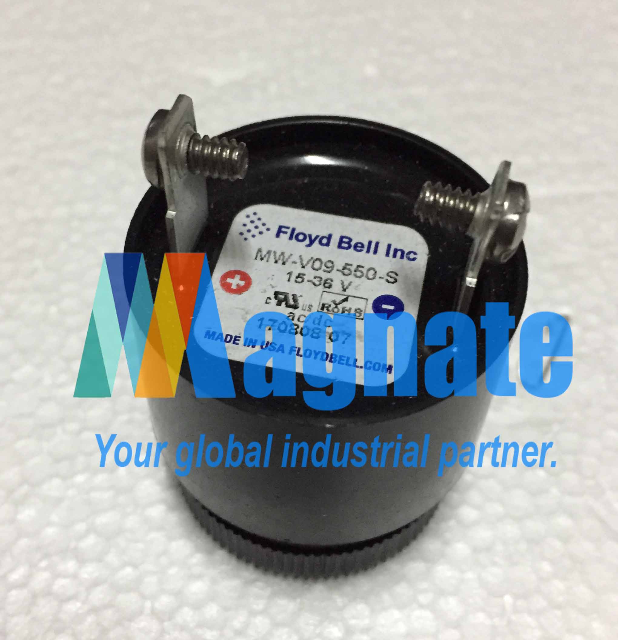 Floyd Bell, Inc. Panel Mount Warble Alarm PN: MW-V09-550-S
